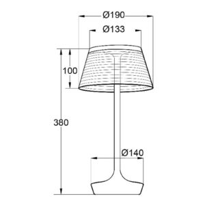 Aluminor La Petite Lampe stolná LED lampa