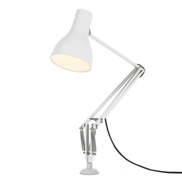 Anglepoise Type 75 lampa pätica skrutky biela