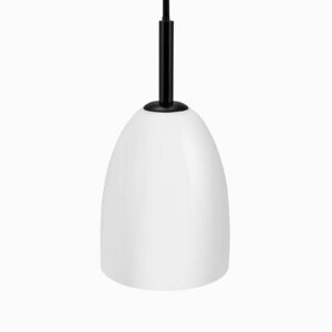 Dyberg Larsen Jazz závesná lampa opál/čierna 12 cm