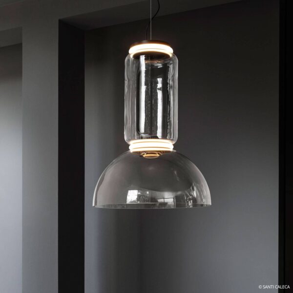 FLOS Noctambule závesná lampa 1 Low Cylinder&Bowl