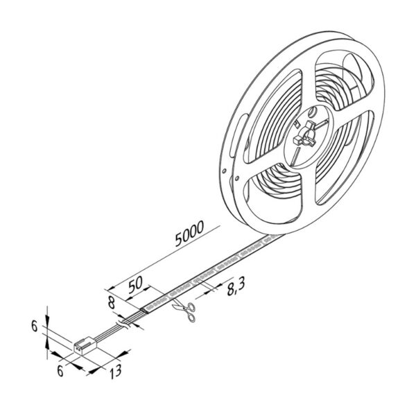 LED pásik Basic-Tape S