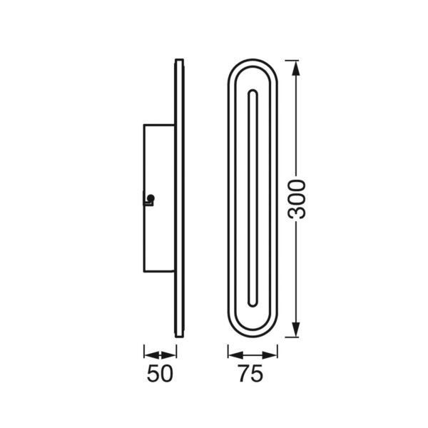 LEDVANCE SMART+ WiFi Orbis Bath Wall 30 cm biela