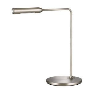 Lumina Flo Bedside stolná LED lampa 3 000 K nikel