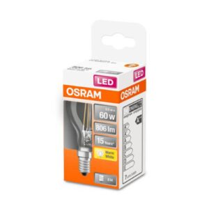 OSRAM LED žiarovka E14 Classic P 5