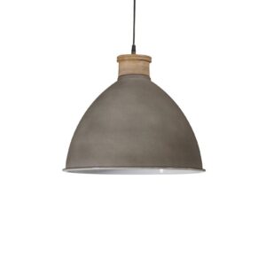 PR Home Roseville závesná lampa Ø42cm cement sivá