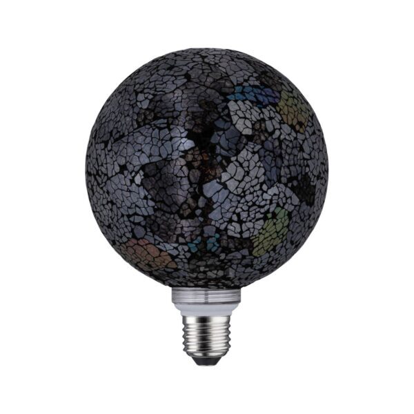 Paulmann E27 LED globe 5 W Miracle Mosaic čierna