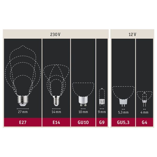 Paulmann LED Globe E27 Inner Shape G95 4 W zlatá