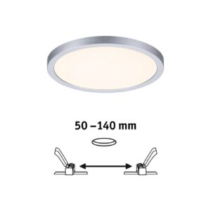 Paulmann LED panel Areo 3000K okrúhly chróm 17