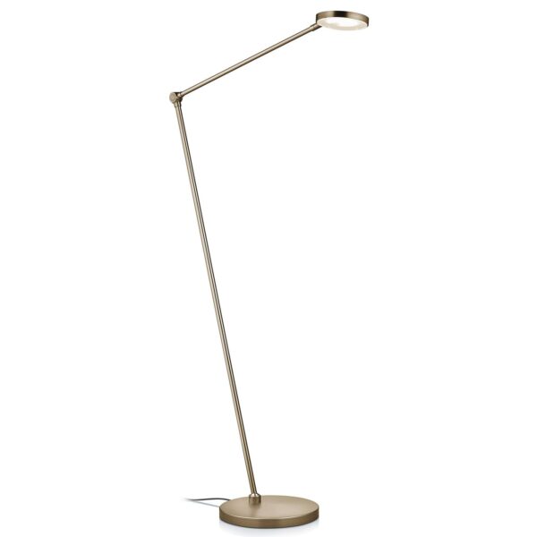 Stojaca LED lampa Thea-S ovládanie gestom bronz