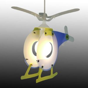 Závesná lampa Helikoptéra pre deti